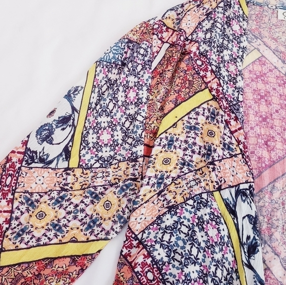 Jessica Simpson Open Front Lightweight Cardigan Top - Picture 7 of 9